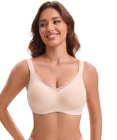 COMFBAY V-Mesh Seamless Push-Up Bra