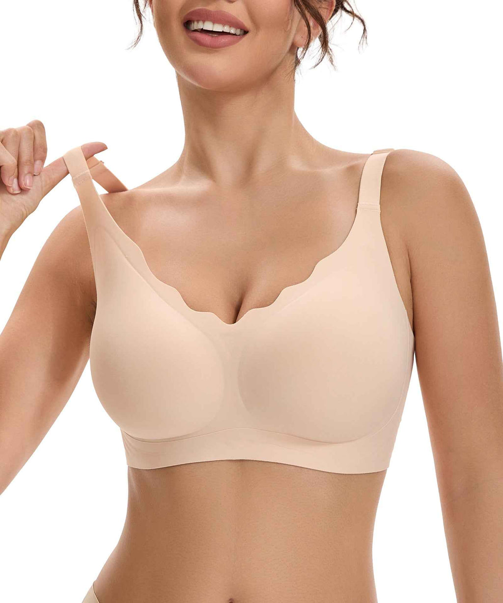 COMFBAY Scalloped Jelly Bras