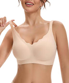 COMFBAY Scalloped Jelly Bras