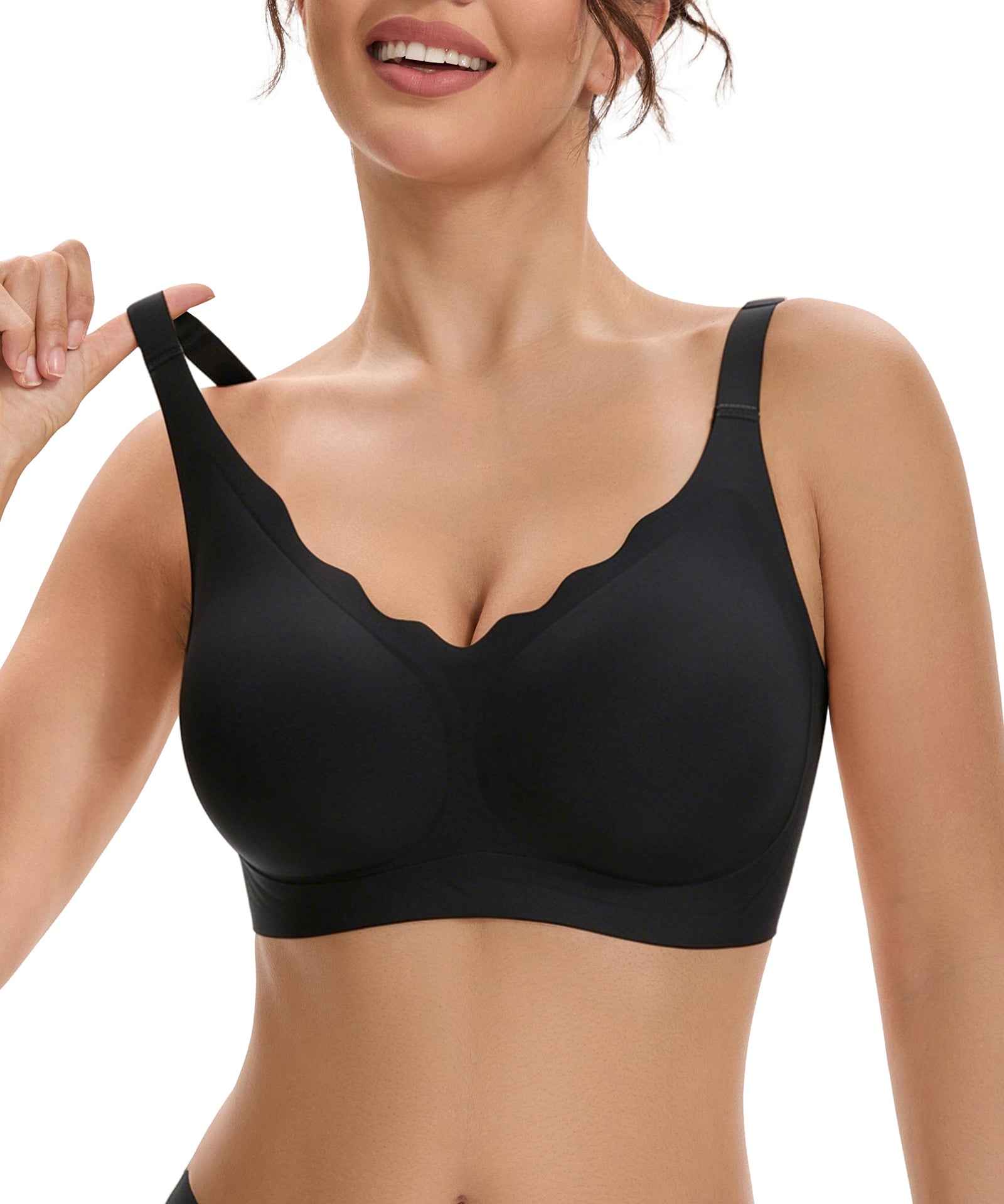 COMFBAY Scalloped Jelly Bras