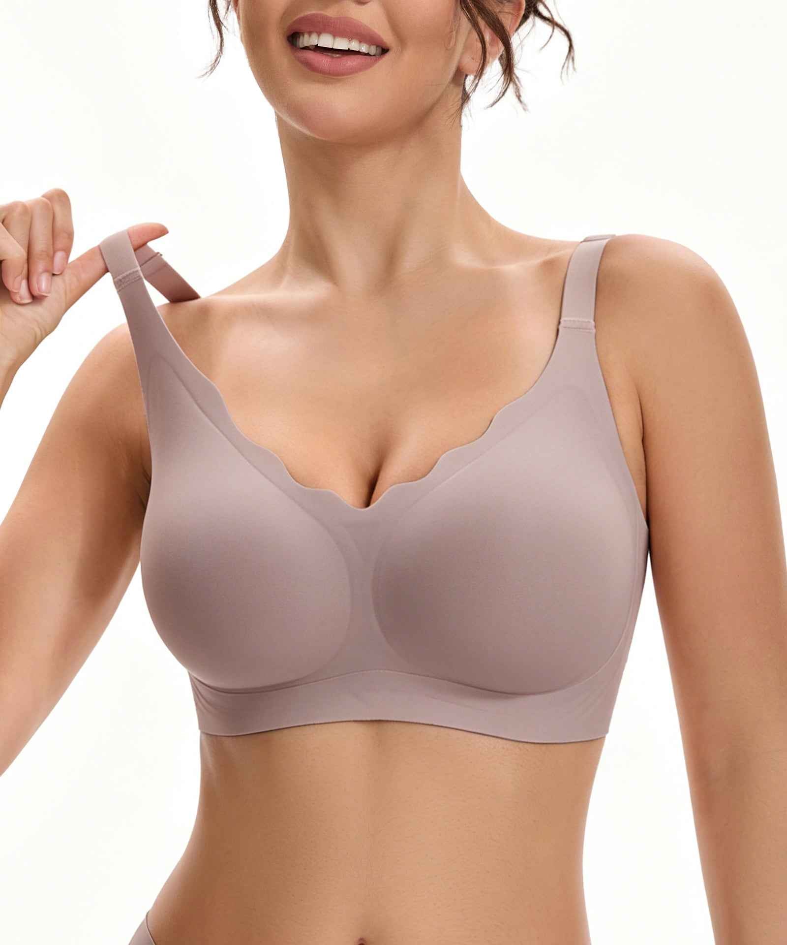 COMFBAY Scalloped Jelly Bras