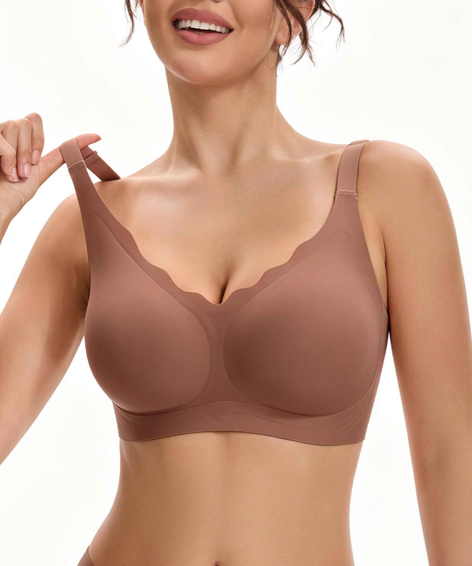 COMFBAY Scalloped Jelly Bras