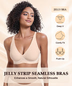 COMFBAY Deep V Jelly Bra