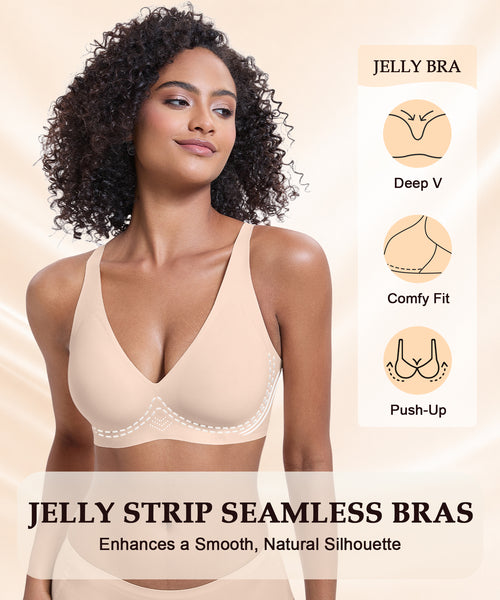 COMFBAY Deep V Jelly Bra