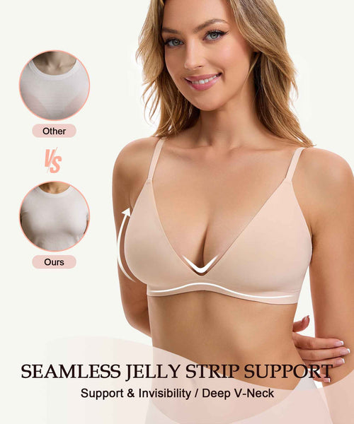 COMFBAY Triangle Jelly Bras