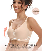 COMFBAY Scalloped Jelly Bras
