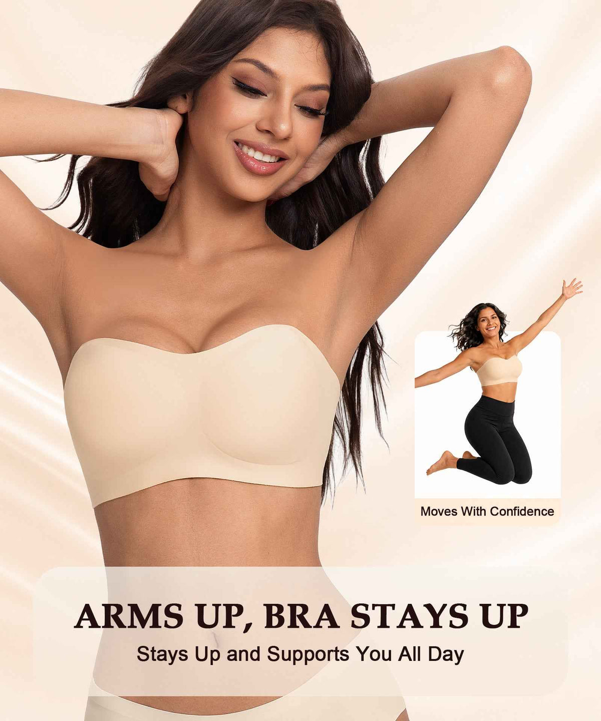 COMFBAY Strapless Jelly Bras