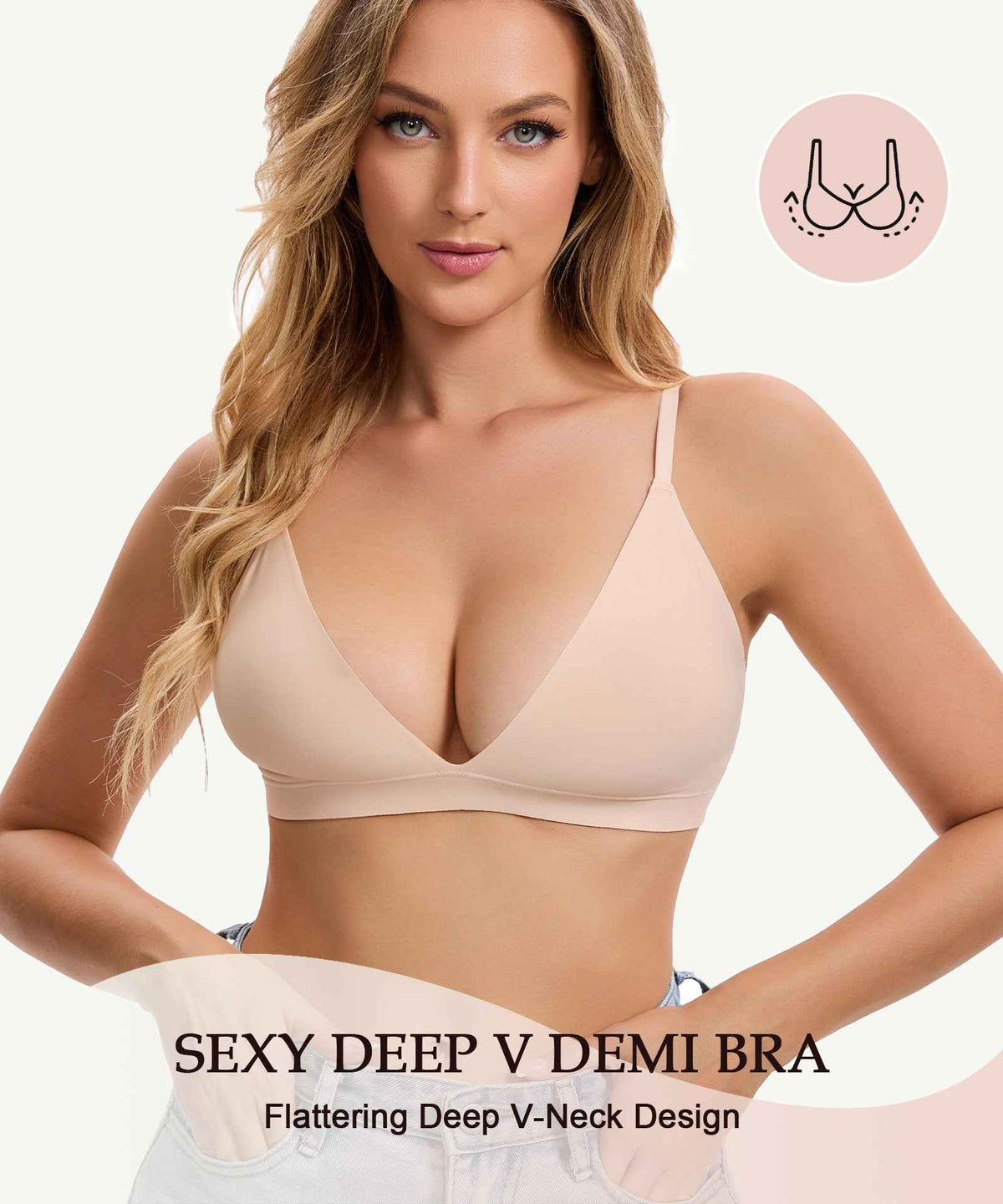 COMFBAY Triangle Jelly Bras