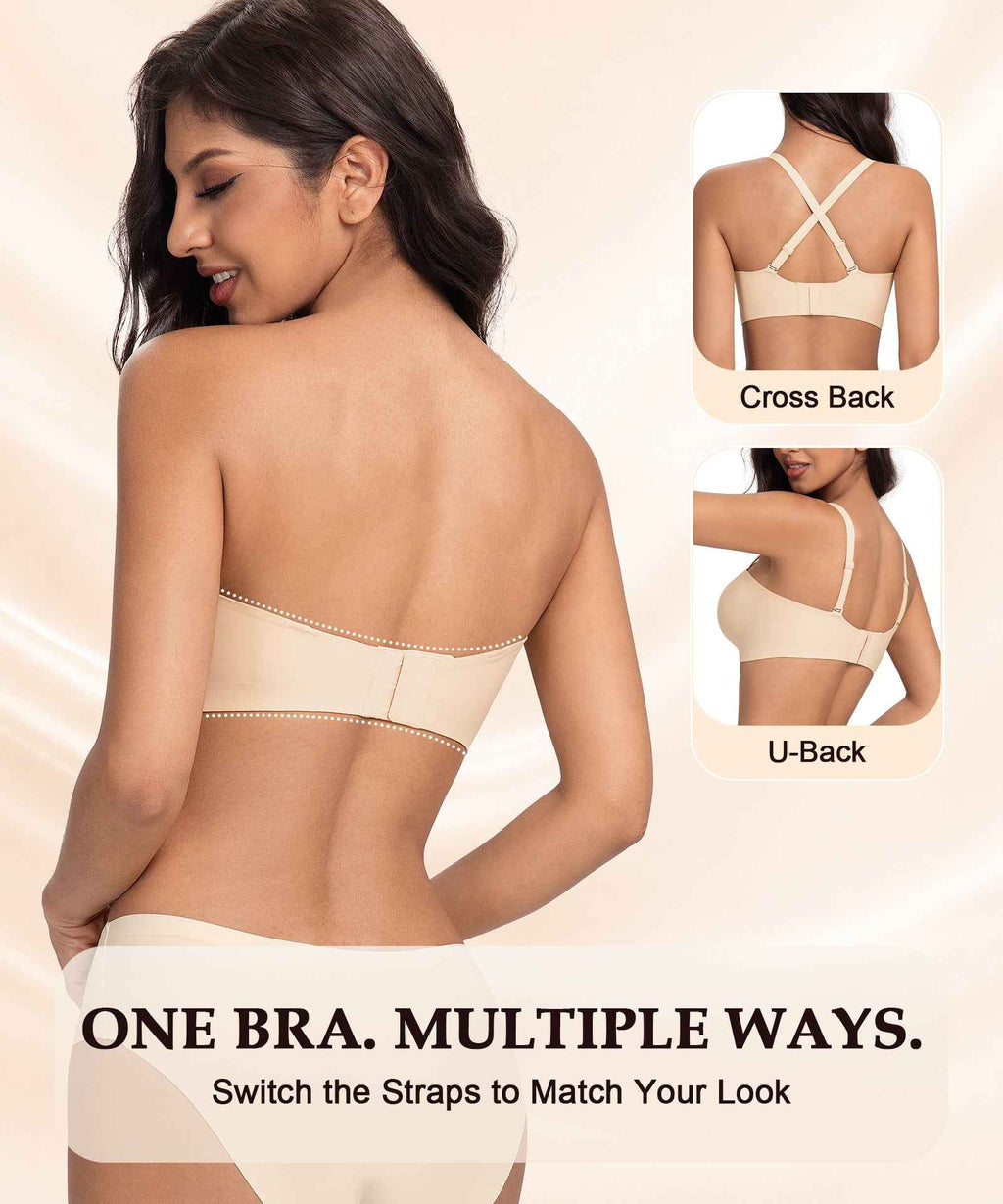 COMFBAY Strapless Jelly Bras