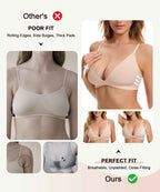 COMFBAY Triangle Jelly Bras