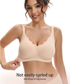 COMFBAY Scalloped Jelly Bras
