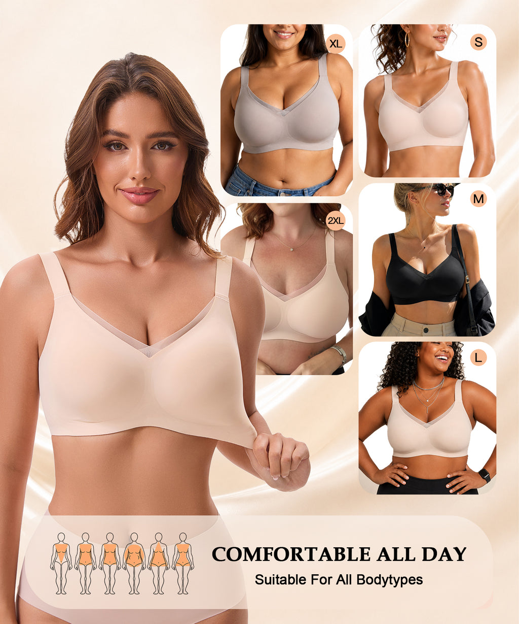 COMFBAY Mesh Jelly Bra