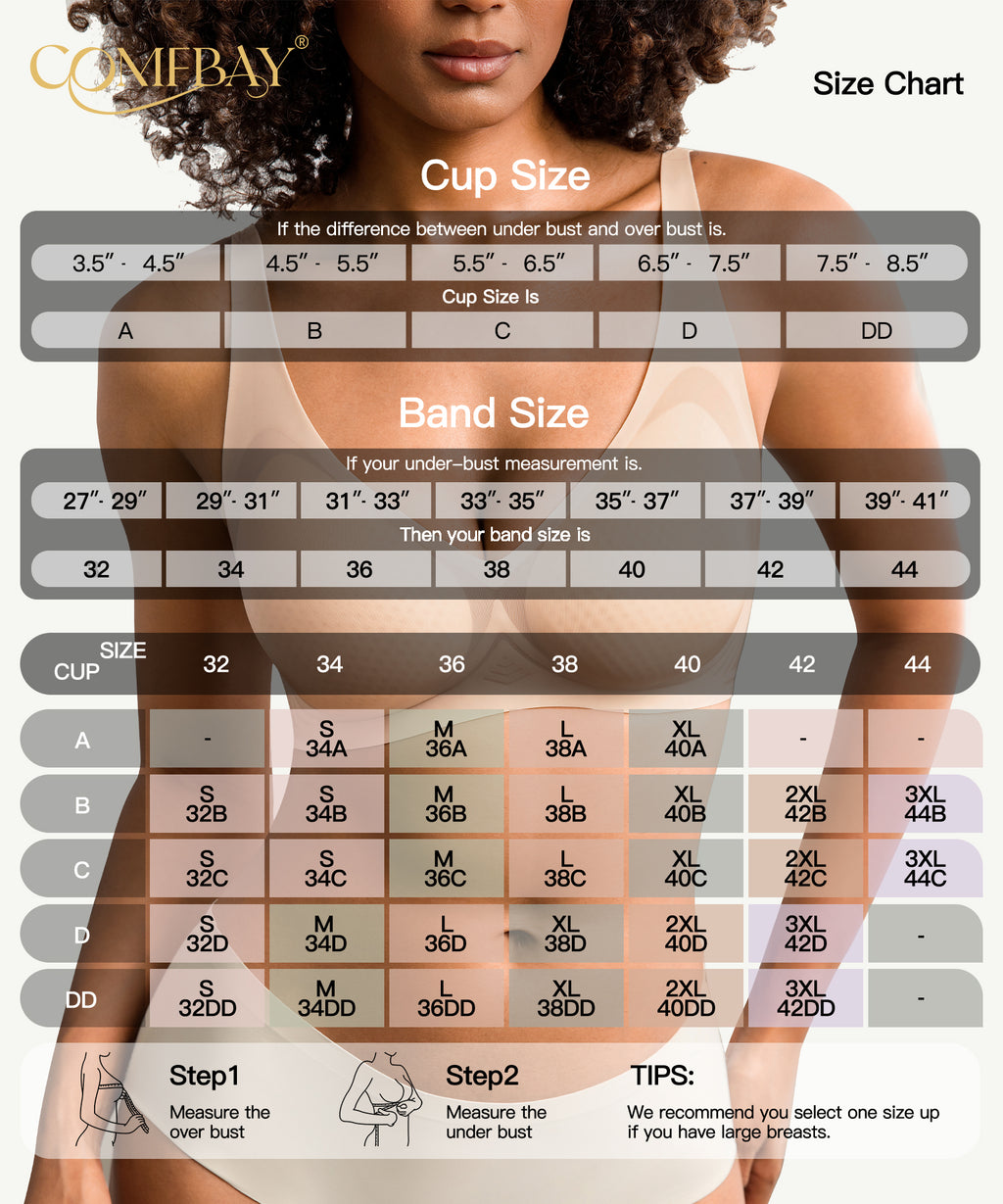 COMFBAY Ultra-thin Jelly Bras