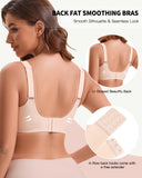 COMFBAY V-Mesh Seamless Push-Up Bra