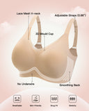 COMFBAY V-Mesh Seamless Push-Up Bra