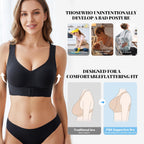 COMFBAY full coverage front-closure wireless bra — product image 2
